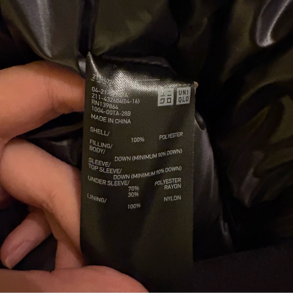 NWT UNIQLO x JIL SANDER hybrid down jacket black - Picture 11 of 13